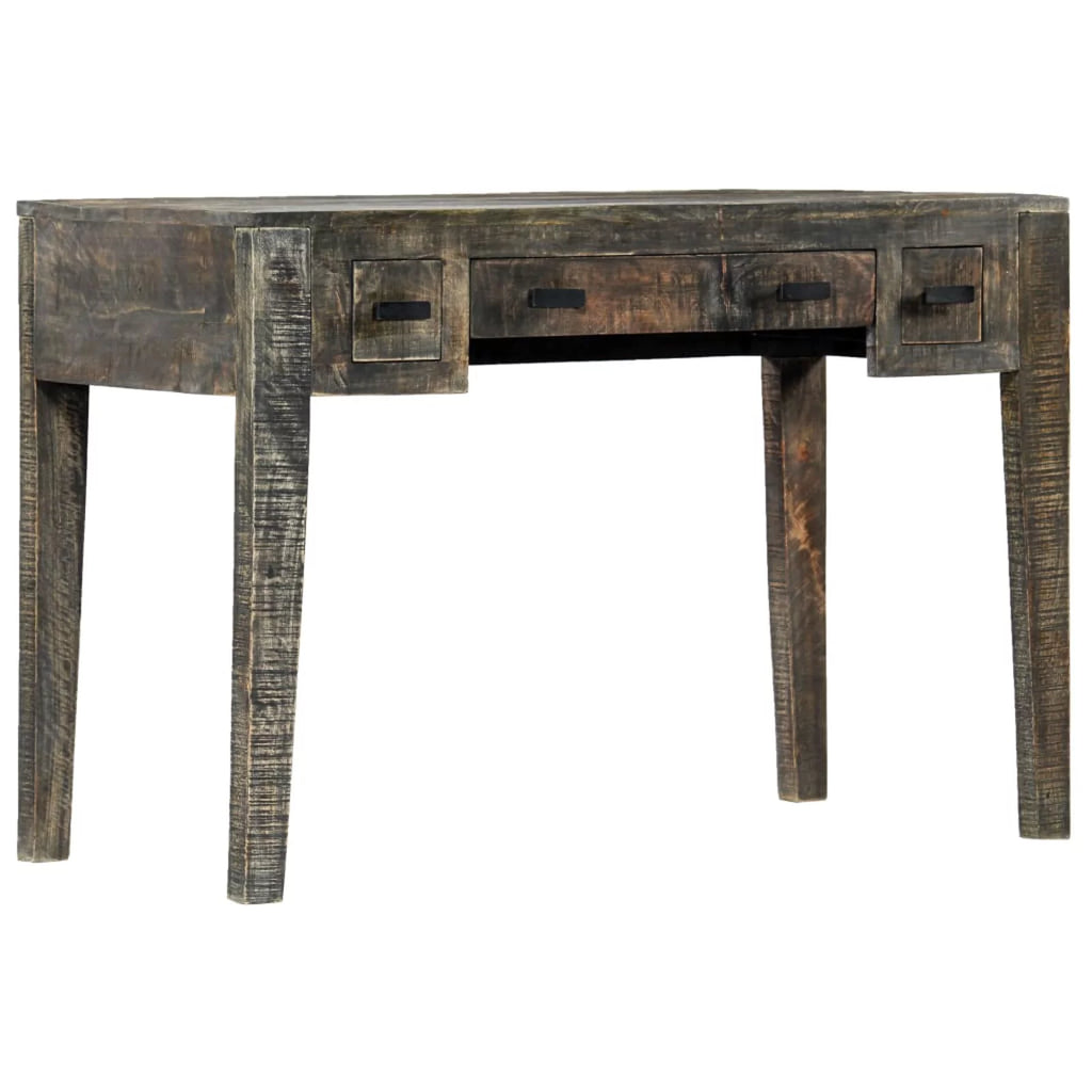 Black Solid Mango Wood Desk V701