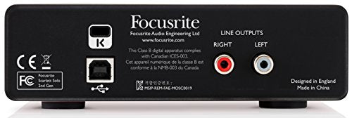 2-in, 2-out USB Audio Interface with XLR Cable X7528