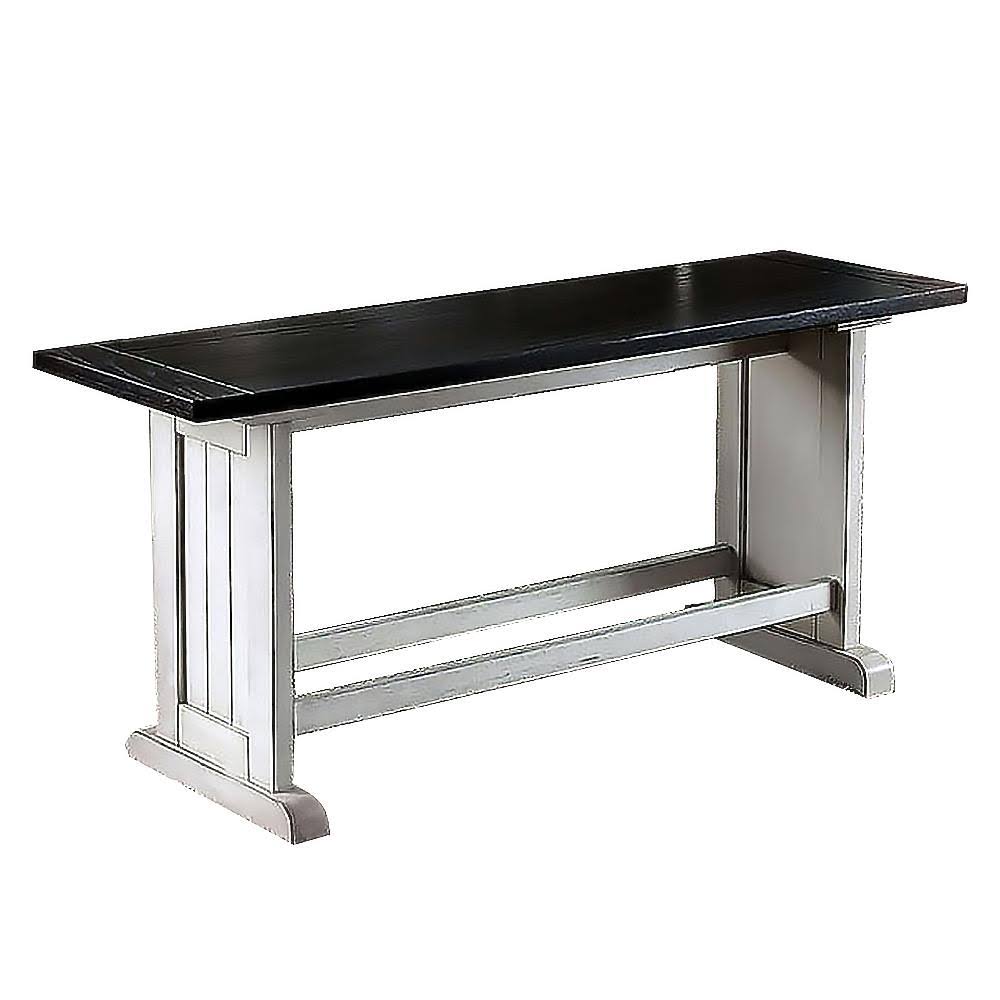 Espresso White Bench I317
