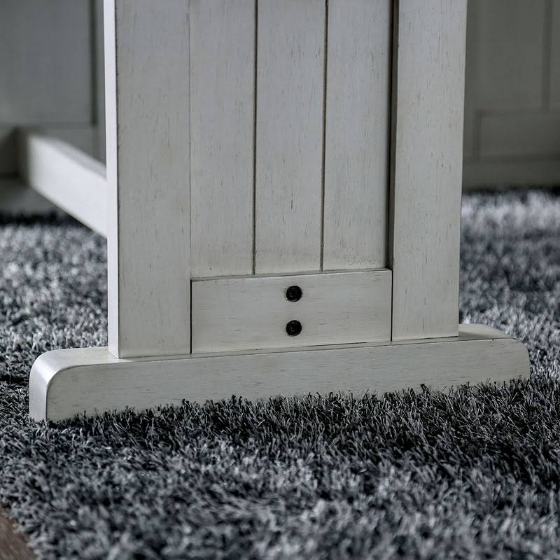 Espresso White Bench I317