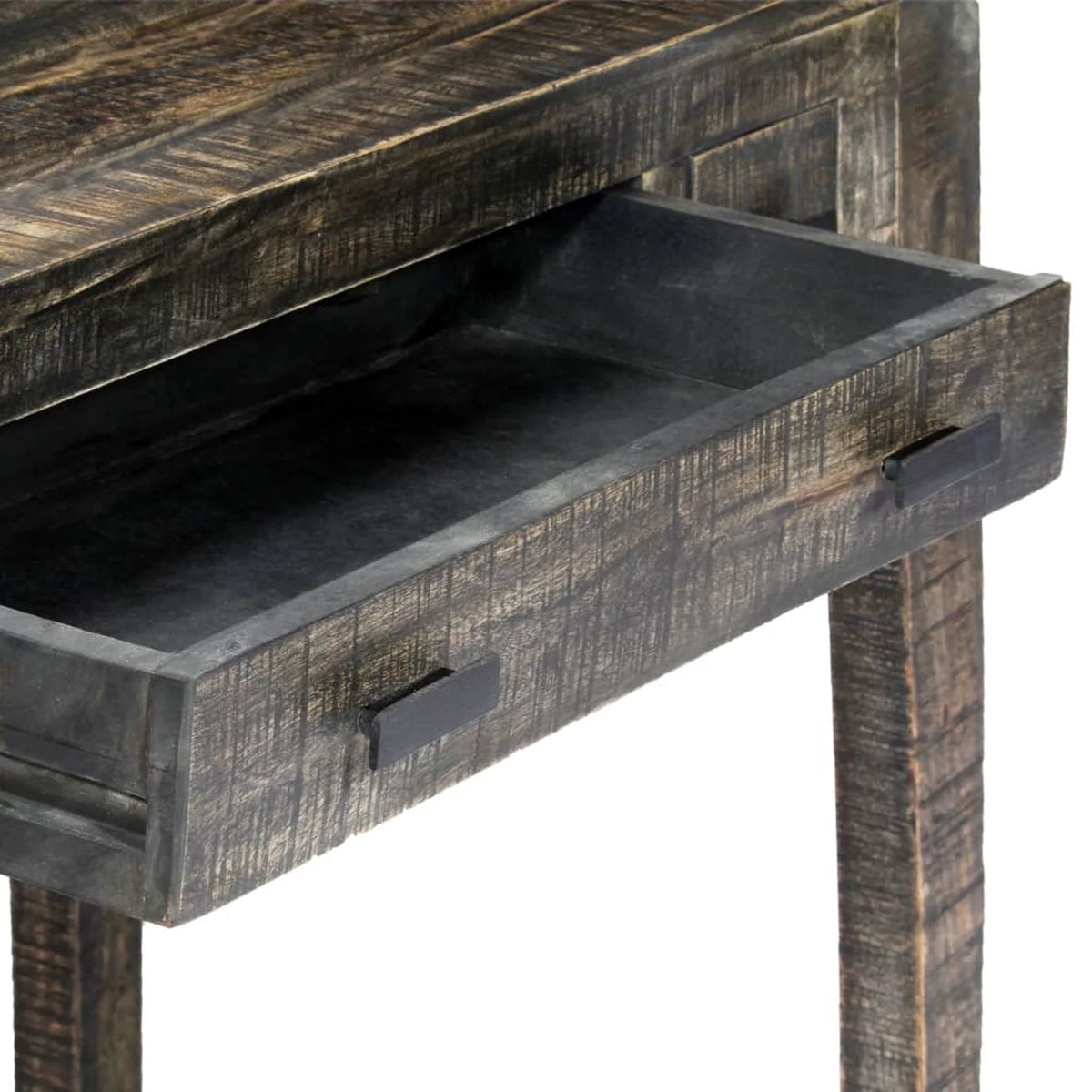 Black Solid Mango Wood Desk V701