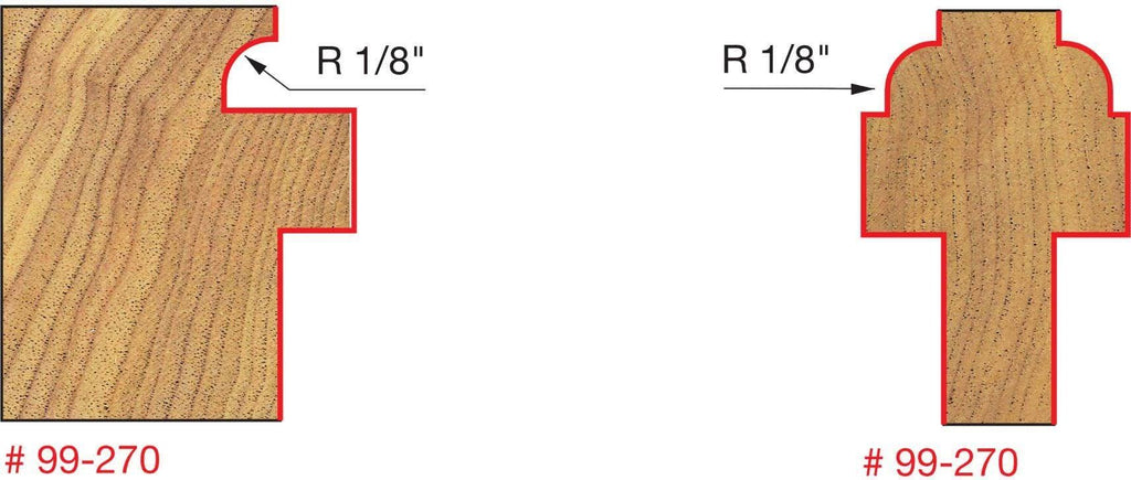 1-17/32x22 Divided Lite Cabinet Door Bit Set O182574