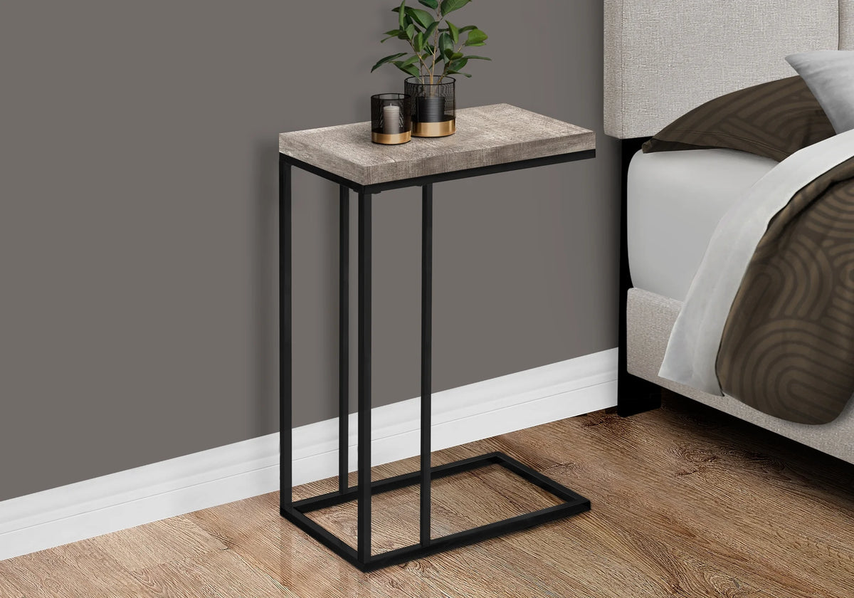 C-shaped Metal Accent Table T612112