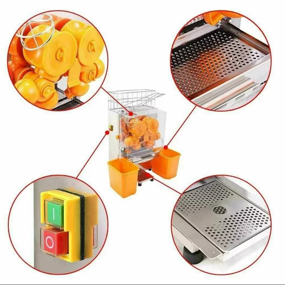 Commercial Orange Juice Extractor Automatic Orange Squeezer Grapefruit Juicer Juice Press Machine W625017
