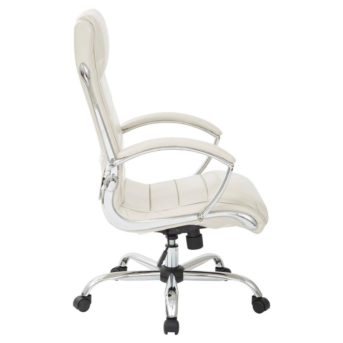 Cream Faux Leather Executive Chair G73499