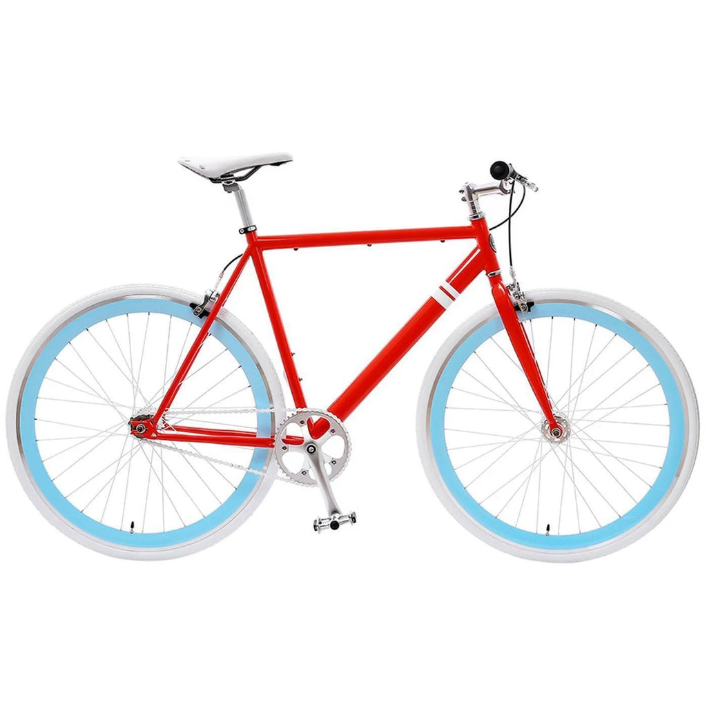 Red Single Speed Road Bike A695