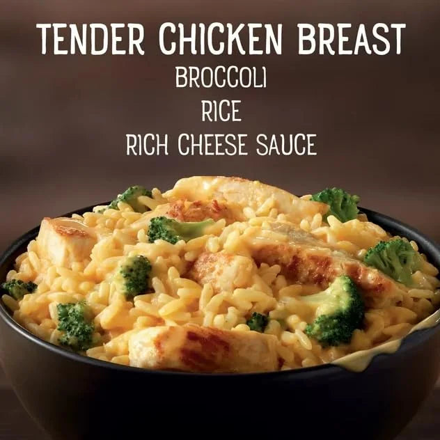 Aged Cheddar Cheesy Chicken & Rice Bowl, Frozen Meal, 12 oz, Pack of 6 H36550