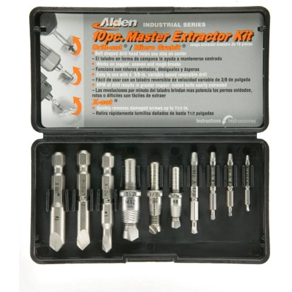 10 PC Drill/Extractor Set P8747
