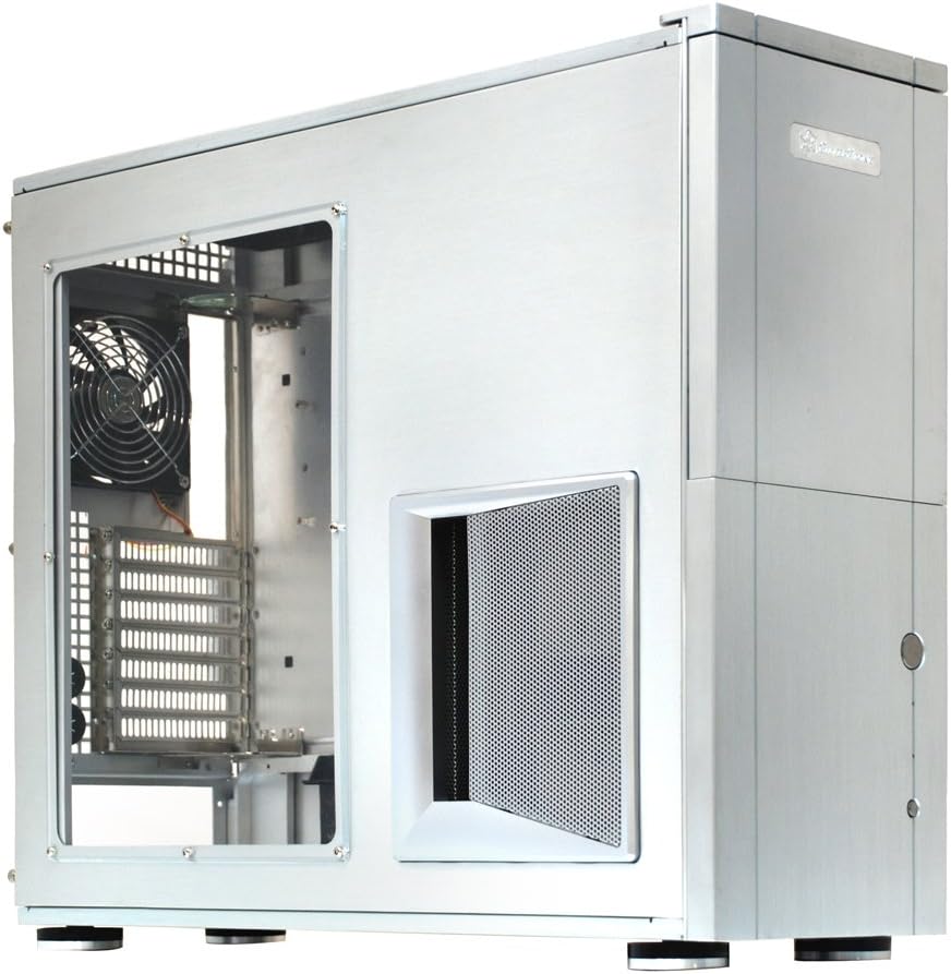 Silver Aluminum ATX Full Tower Computer Case R54172