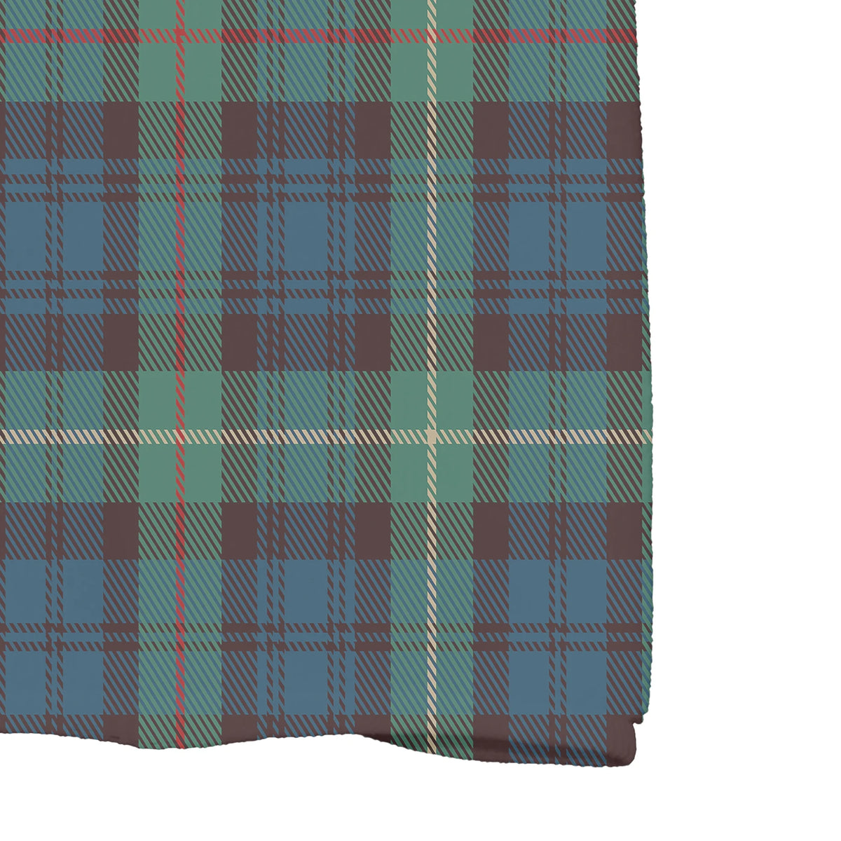Navy Blue Tartan Plaid Kitchen Towel S16925