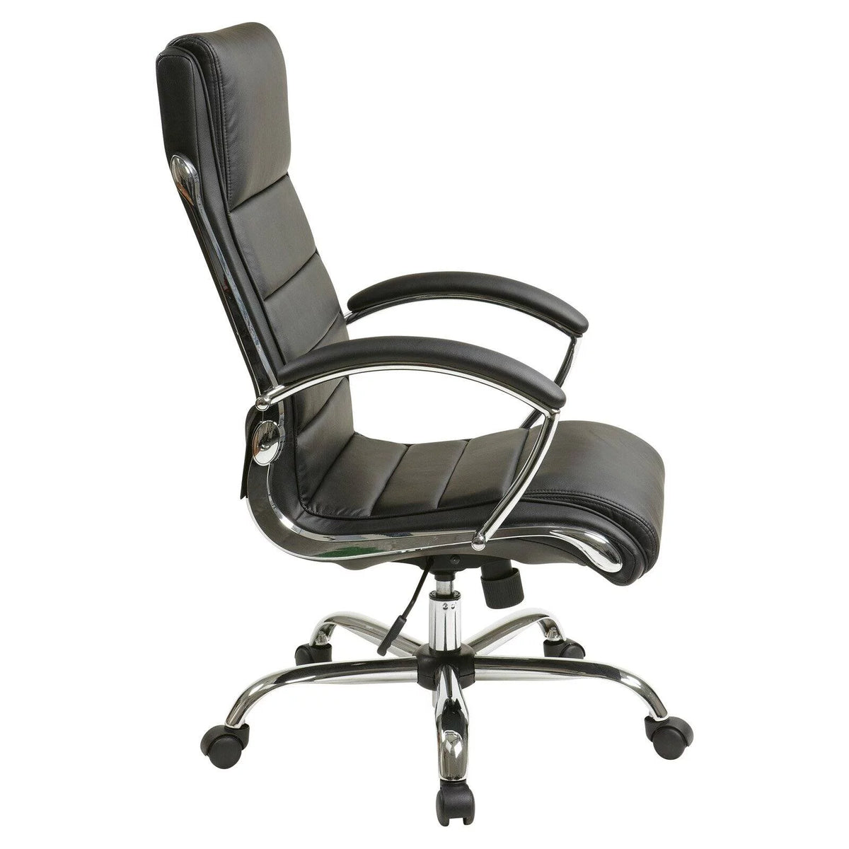 Cream Faux Leather Executive Chair G73499