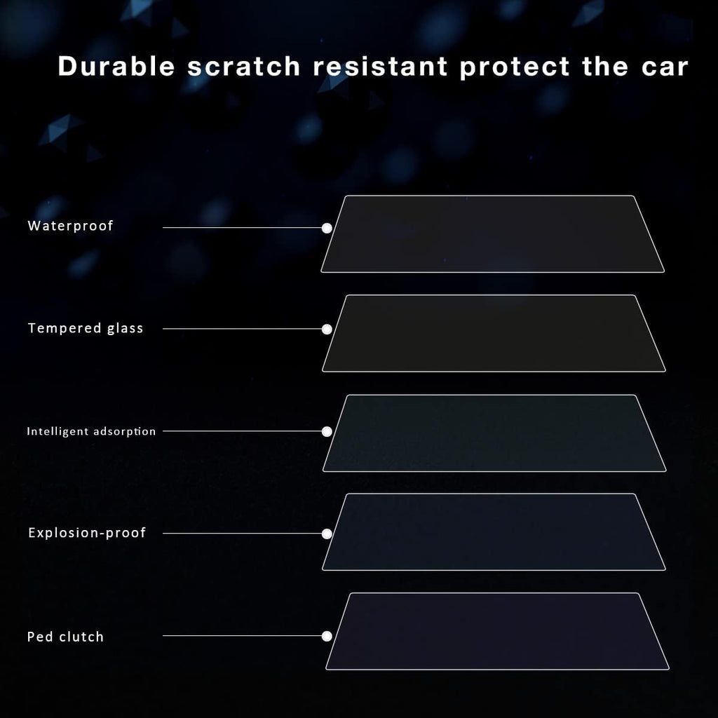 2 PCS 12.3-Inch Car Navigation Screen Protector Tempered Glass L10636