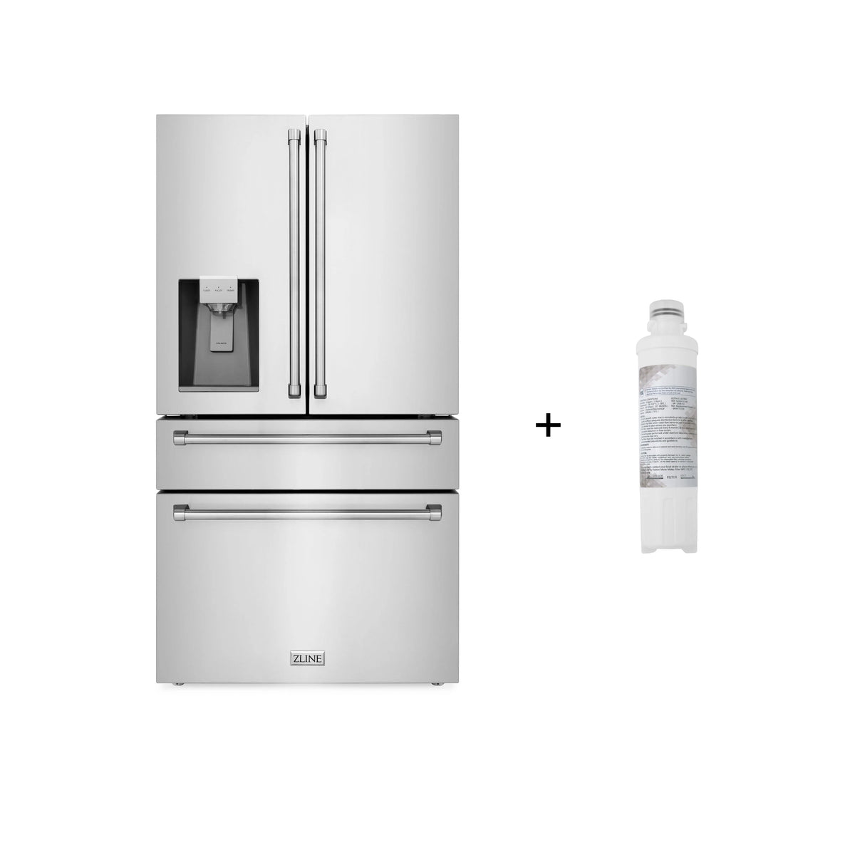 36 cu. ft. French Door Refrigerator with Water and Ice Dispenser D509