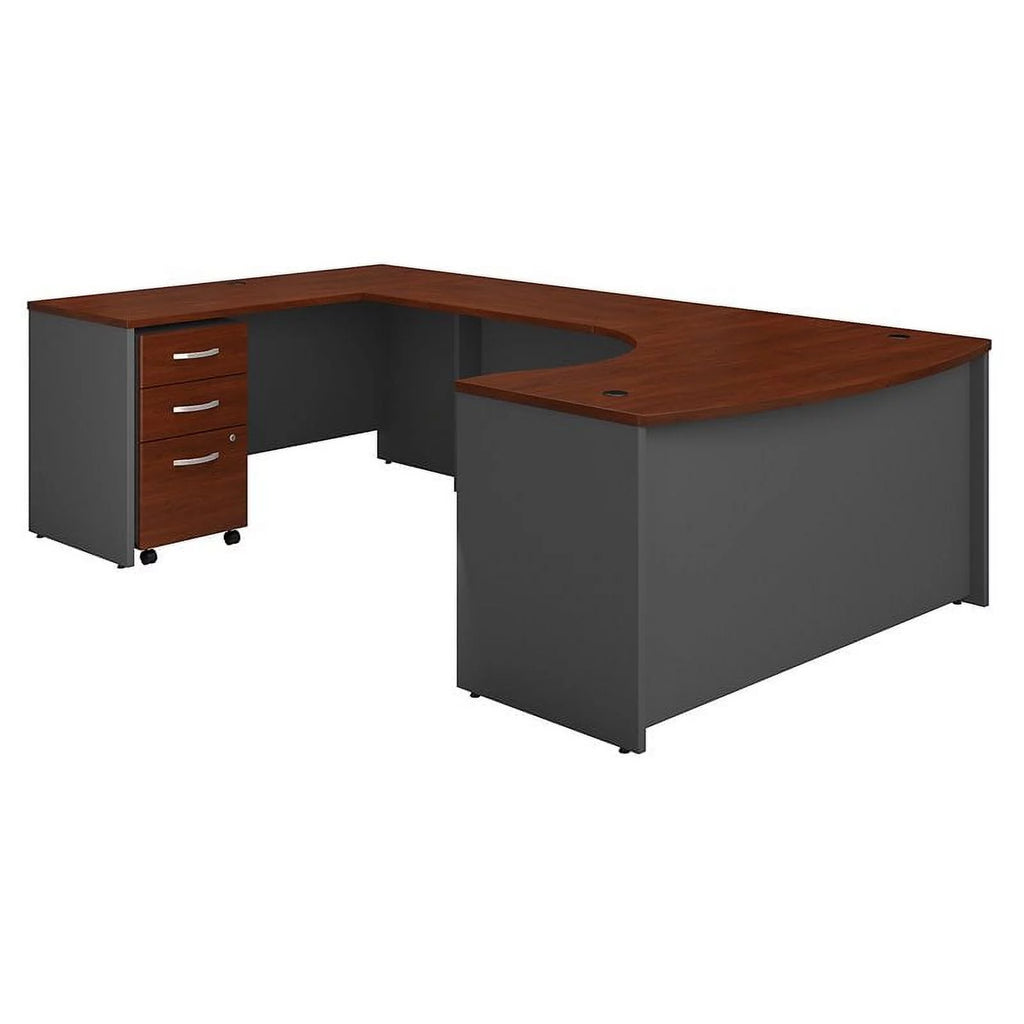 U-Shaped Desk with Mobile File Cabinet M123