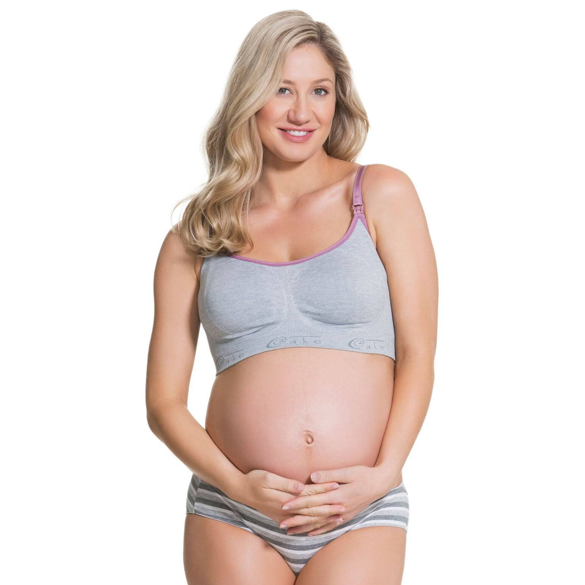 Heather Grey Maternity Nursing Bra D717
