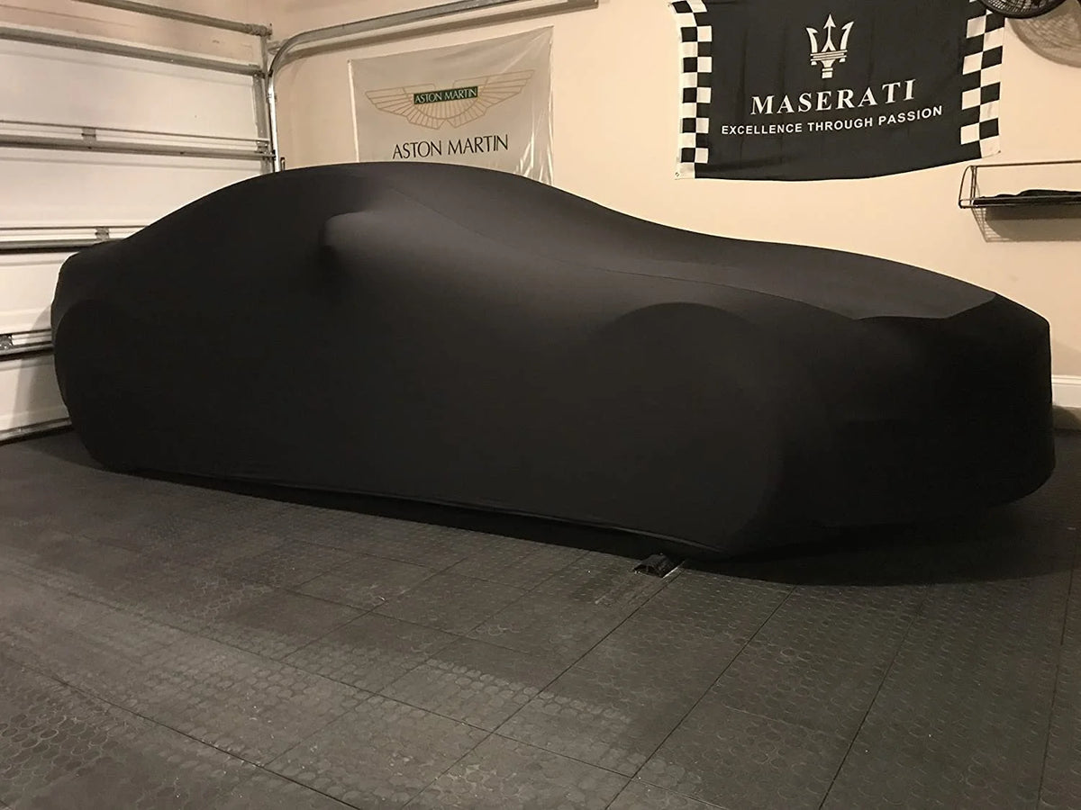 Black Satin Indoor SUV Car Cover with Storage Bag U5783