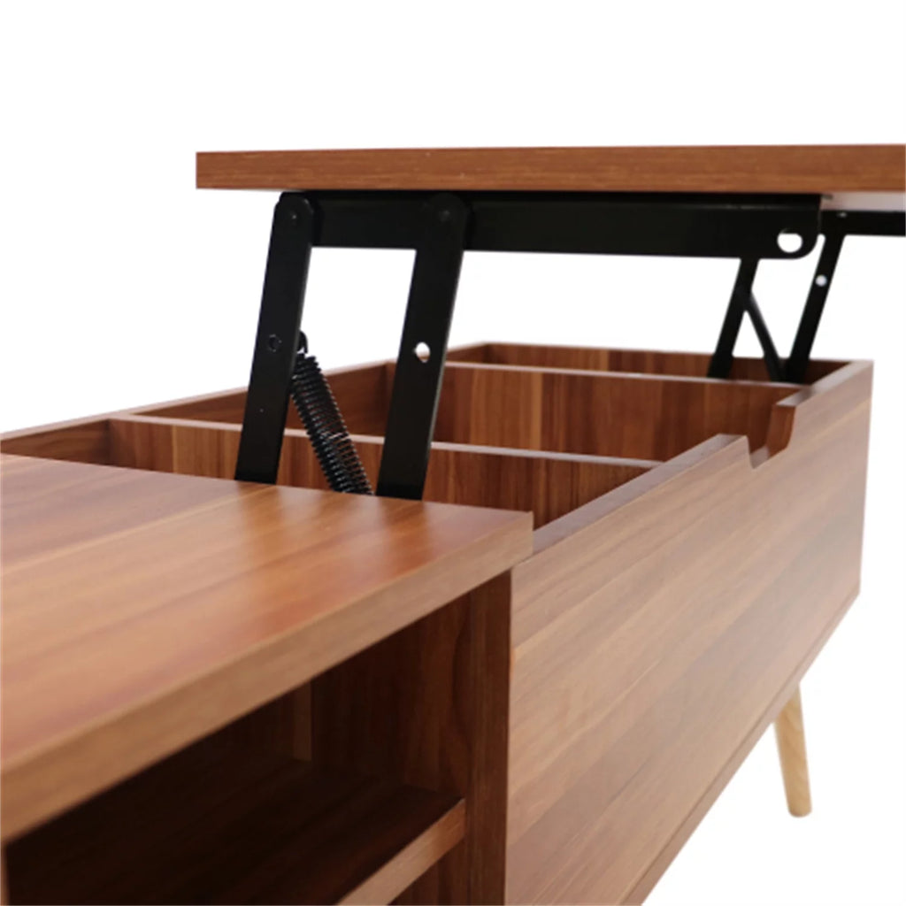 Black Solid Wood Lift Top Coffee Table A720892