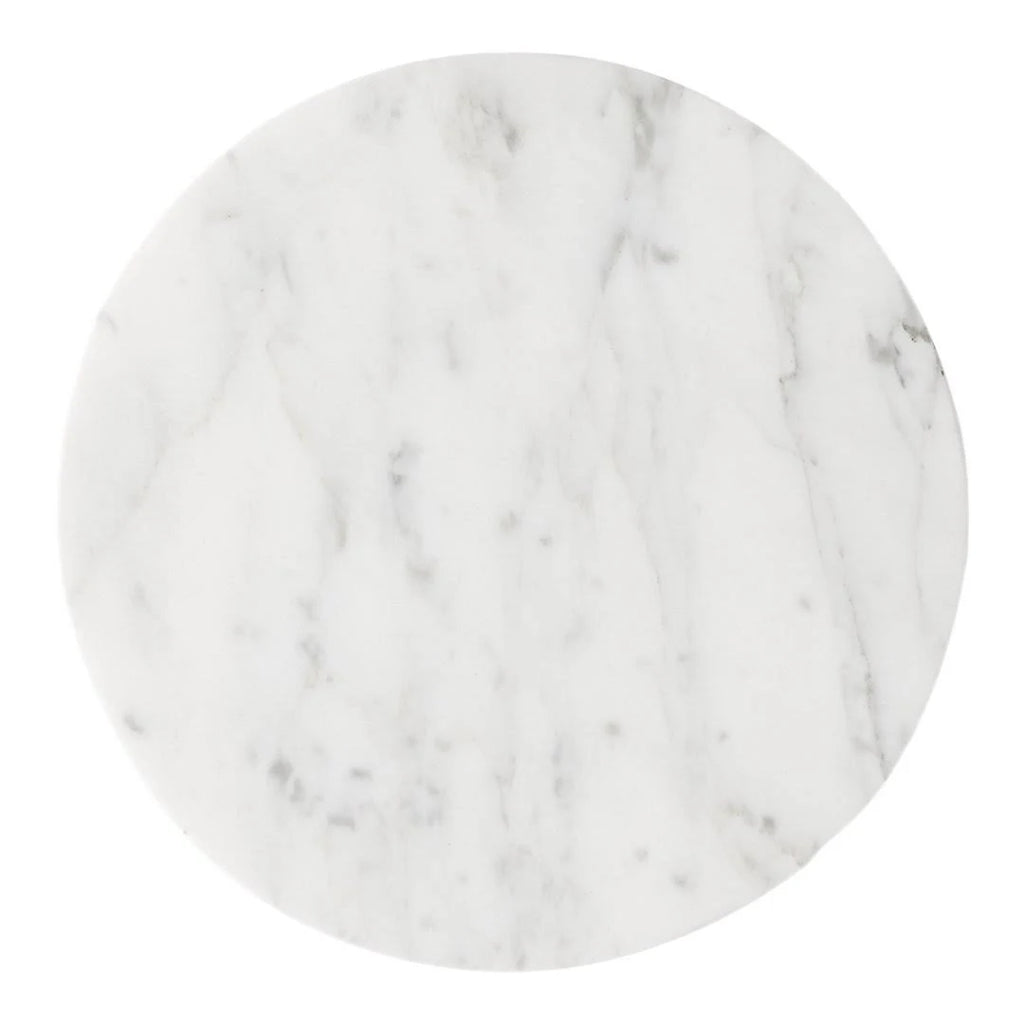 White Marble Top Wire Menu J91022