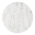 White Marble Top Wire Menu J91022