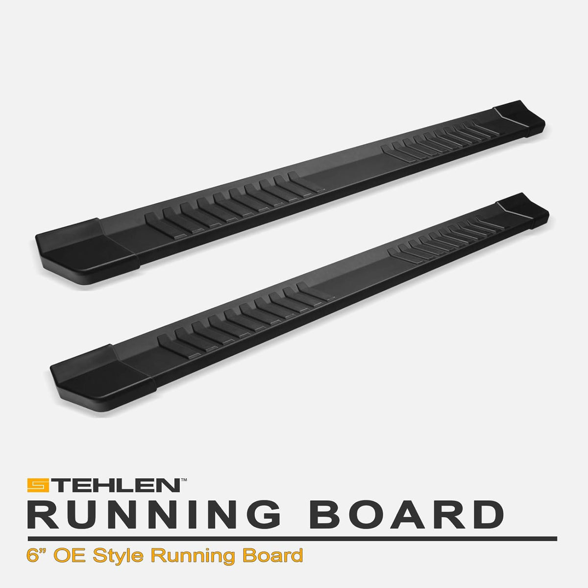 Aluminum Running Boards Matte Black Y76953