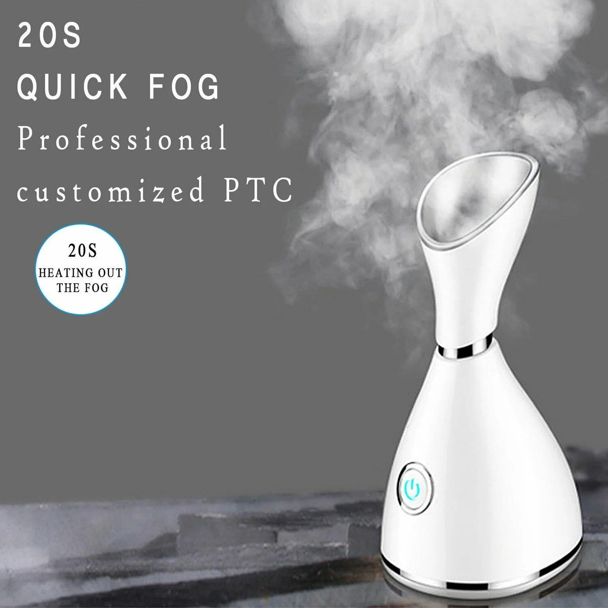 Warm Mist Facial Steamer with Acne Needle E8006
