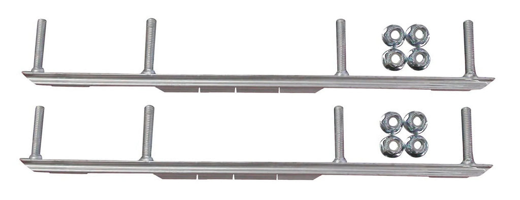 Orange Snowmobile Skis with 6" Shaper Bars Complete Kit X409340
