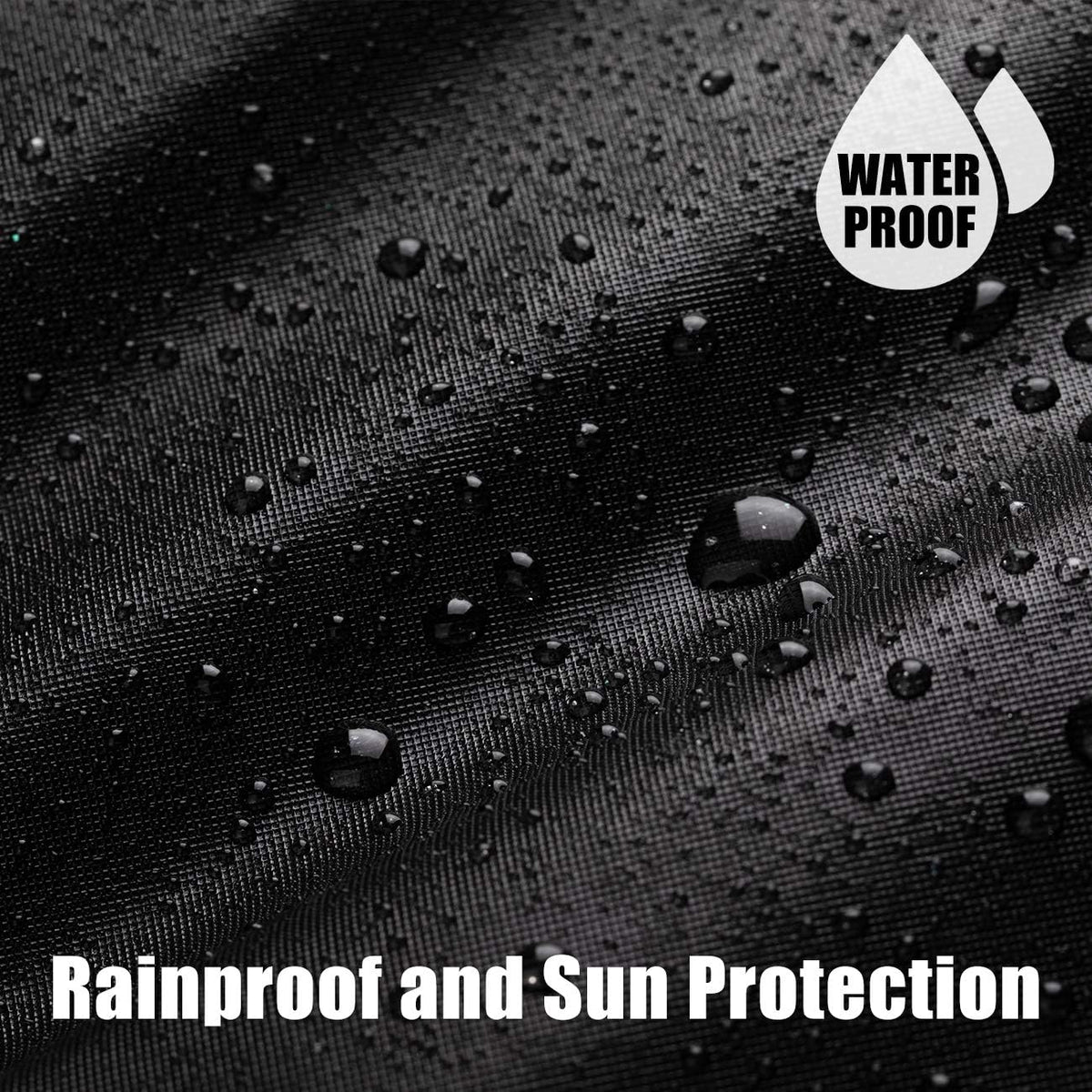 Car Cover SUV Cover Universal Fit 169 inch to 181 inch 5 Layer Waterproof Windproof Pack of 2 B232