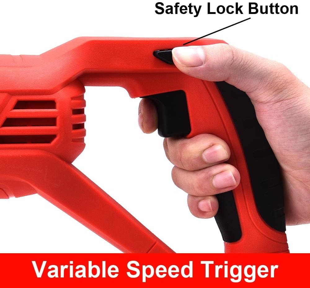 21V Cordless Reciprocating Saw with Battery and Charger, 2 Blades H95734