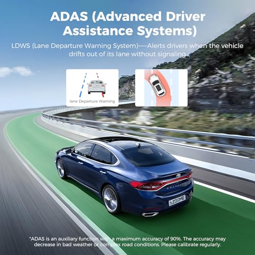 Dual Dash Cam Front and Rear with 64GB Card K755
