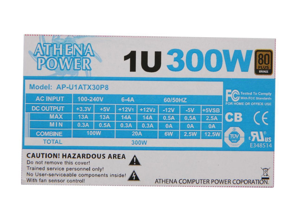 300W 1U Server Power Supply K743