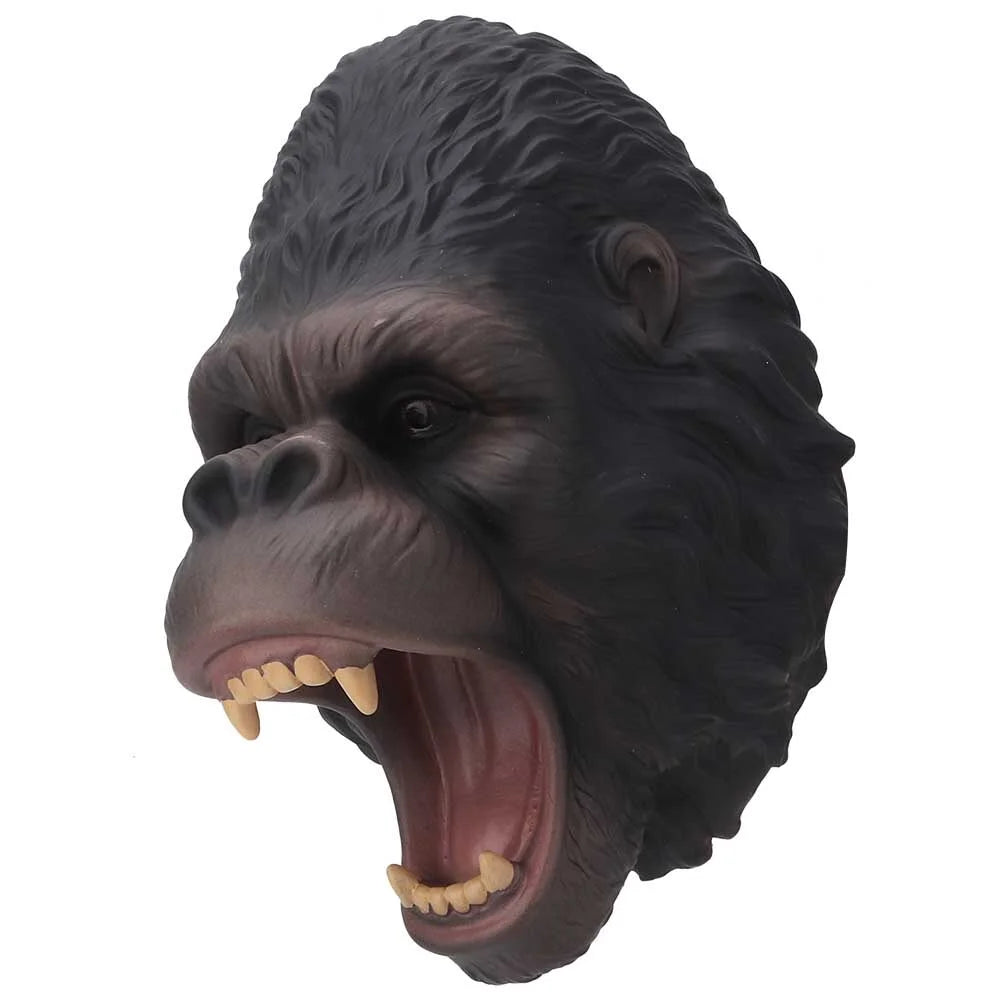 Realistic Plastic Orangutan Head Hand Toy M3610