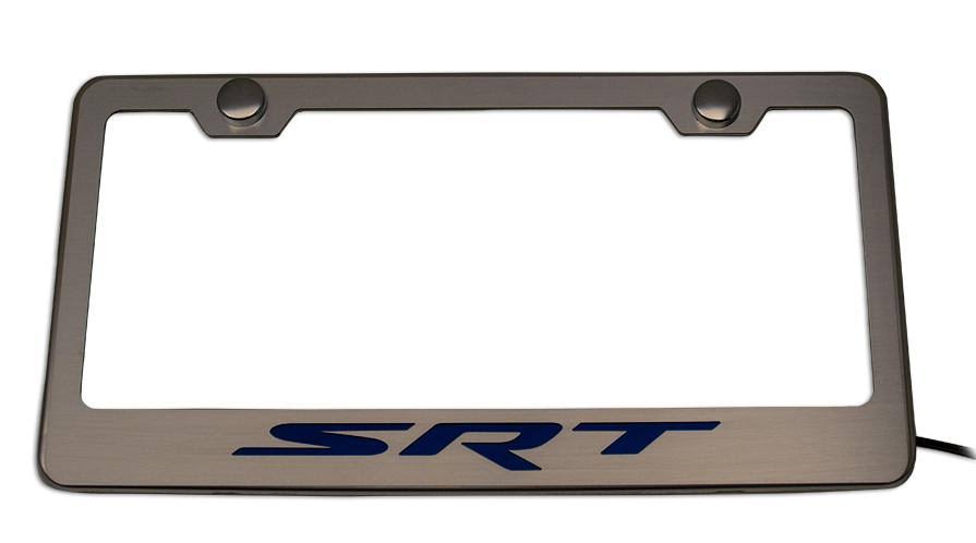 White Rear Tag Frame A1194