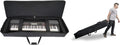 Rolling Bag 61 Slim Keyboard Case with Wheels and Large Pocket T720415