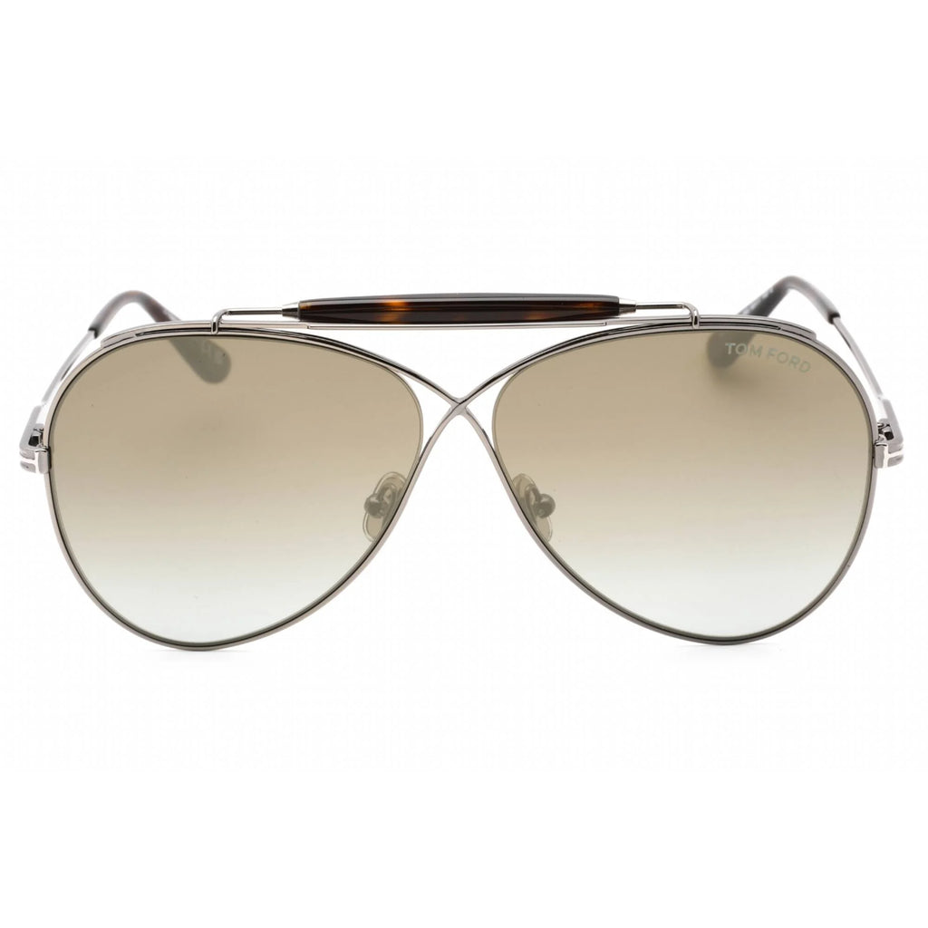 Brown Gradient Pilot Sunglasses X605610