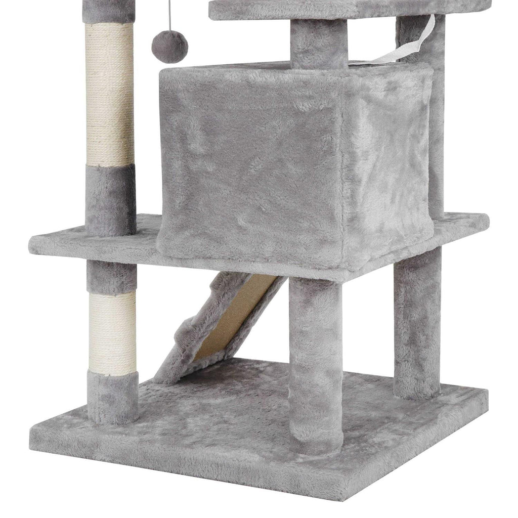 Cat Tree Multi-Levels Condos Scratching Post Tower D49579