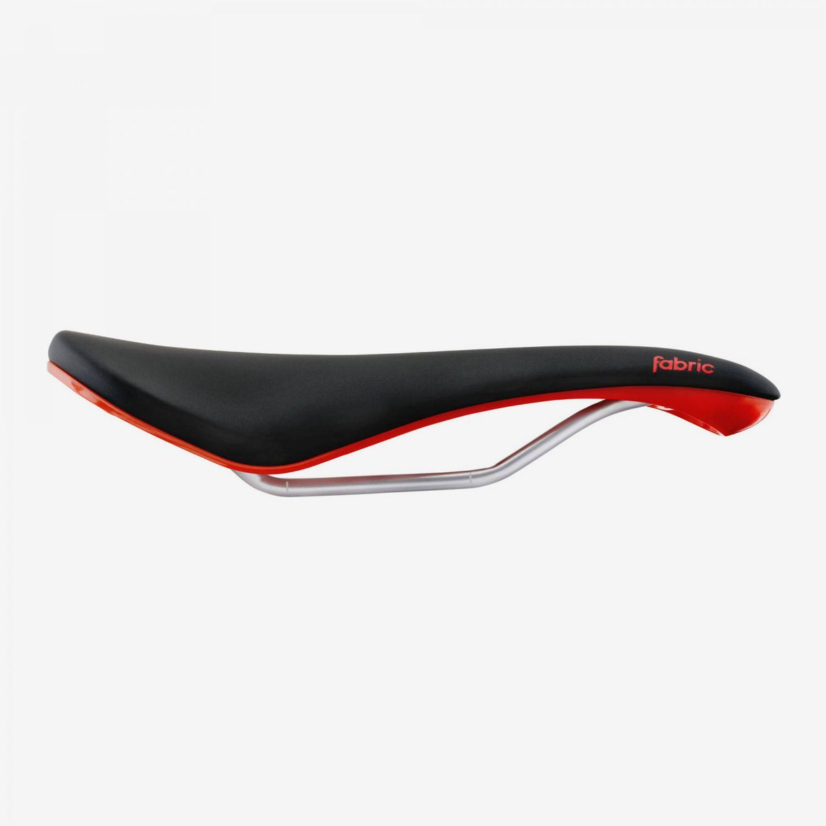 Black / Red Scoop Saddle Z1684