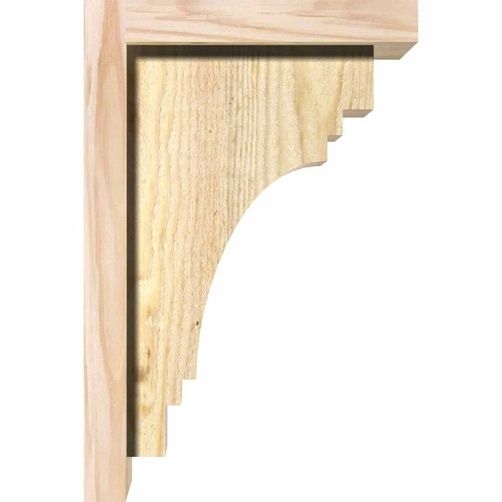 Douglas Fir Corbel with Backplate S2236