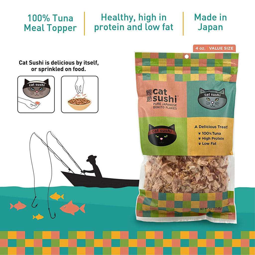 Cat Sushi Classic Bonito Flakes Pet Supplies D26392
