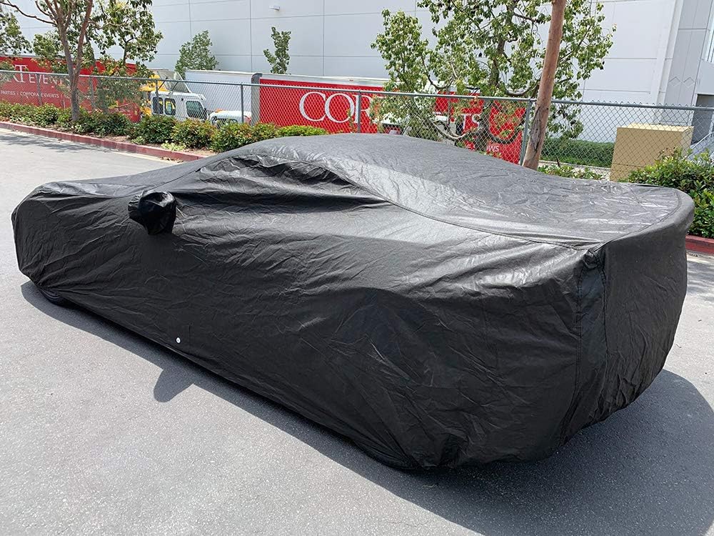 Car Cover Black Pack of 2 N3880