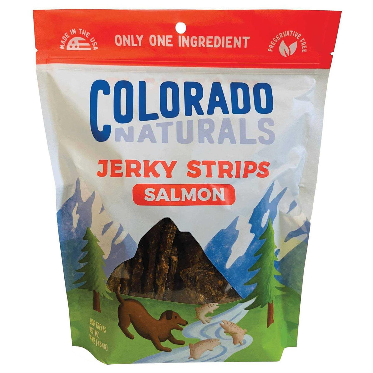 Salmon Jerky Dog Treats D6250