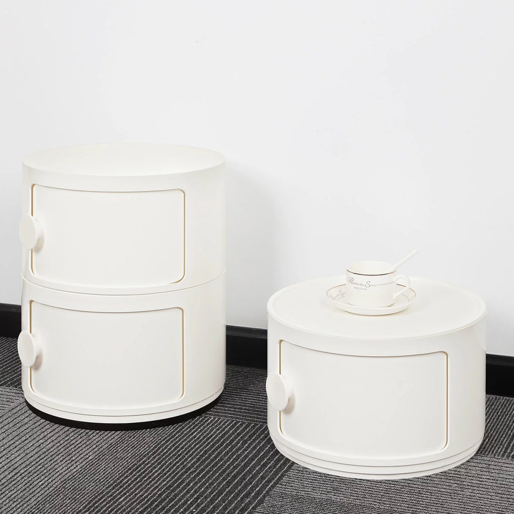 Beige 4 Tier Stackable Storage Organizer A3771