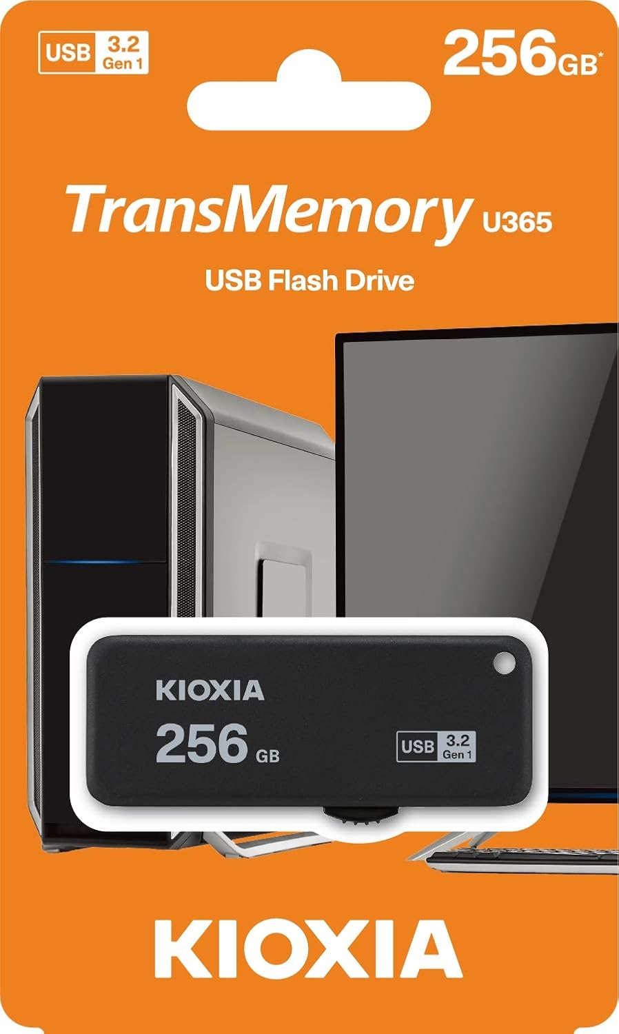 256GB USB3.2 Flash Drive Black Pack of 2 Z1179