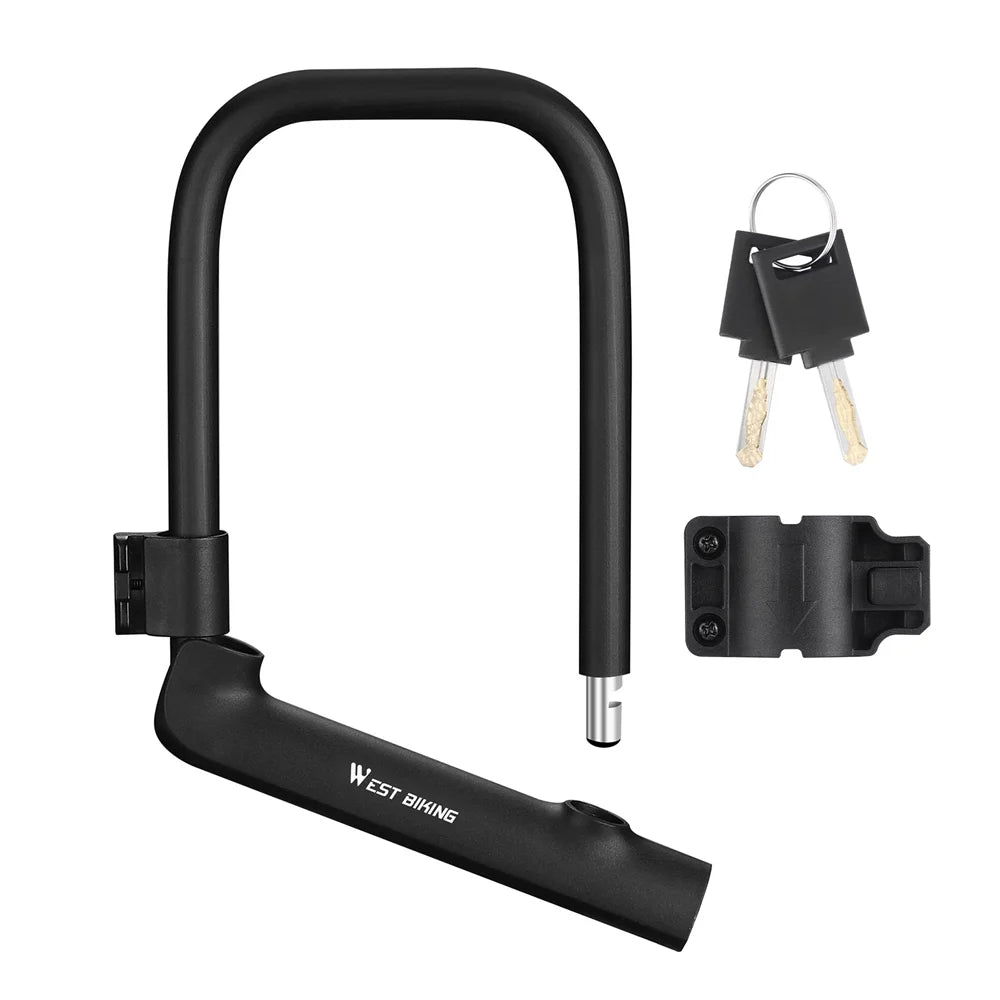Heavy Duty U Lock with 2 Keys & Lock Holder G10966