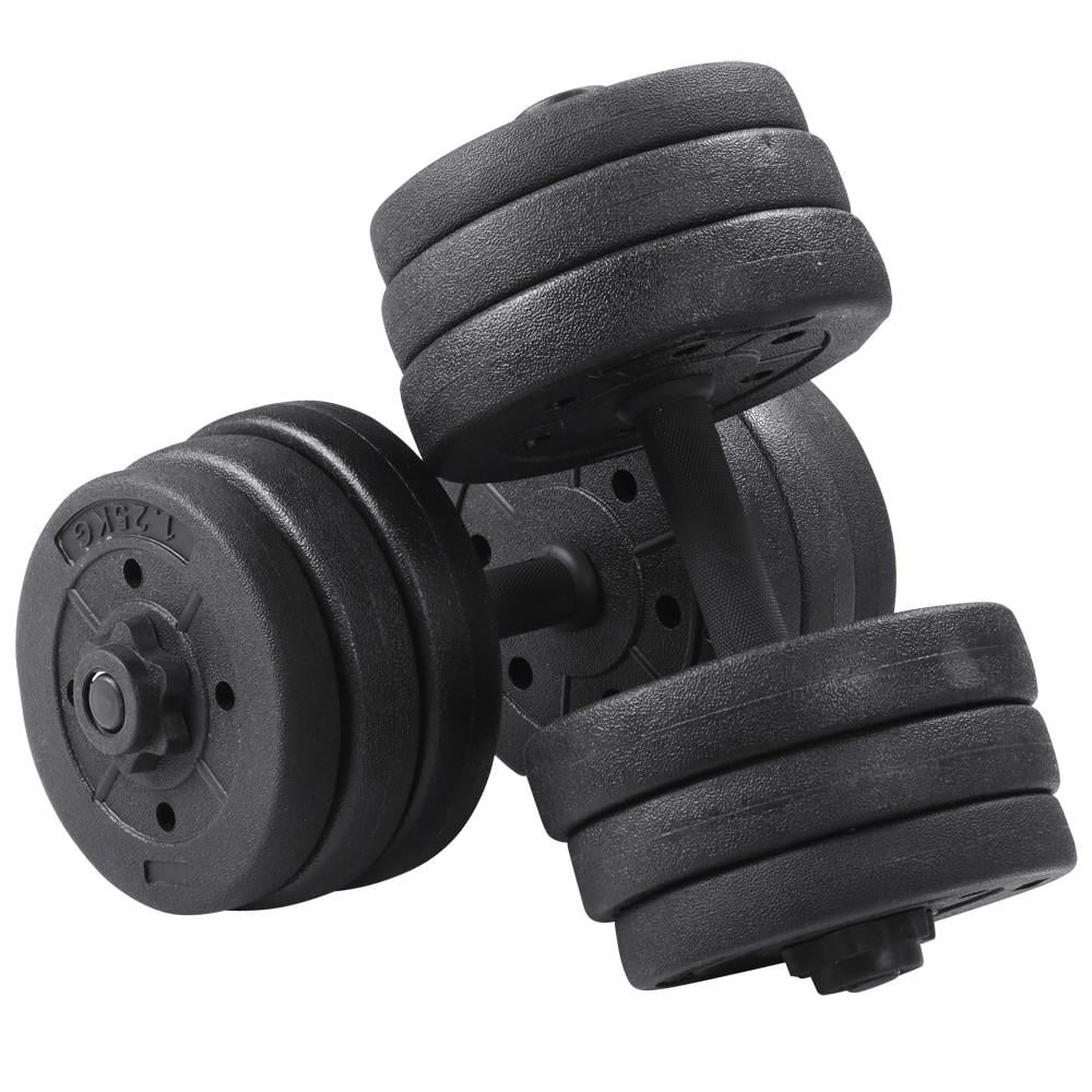 66 Lb. Adjustable Dumbbell Set Black F43546