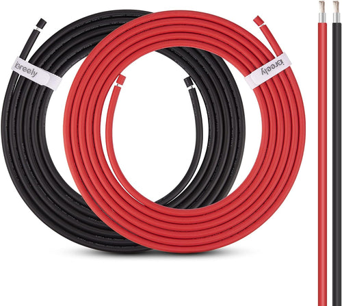 10 Gauge 30Ft 10AWG Tinned Copper PV Wire Red M89579