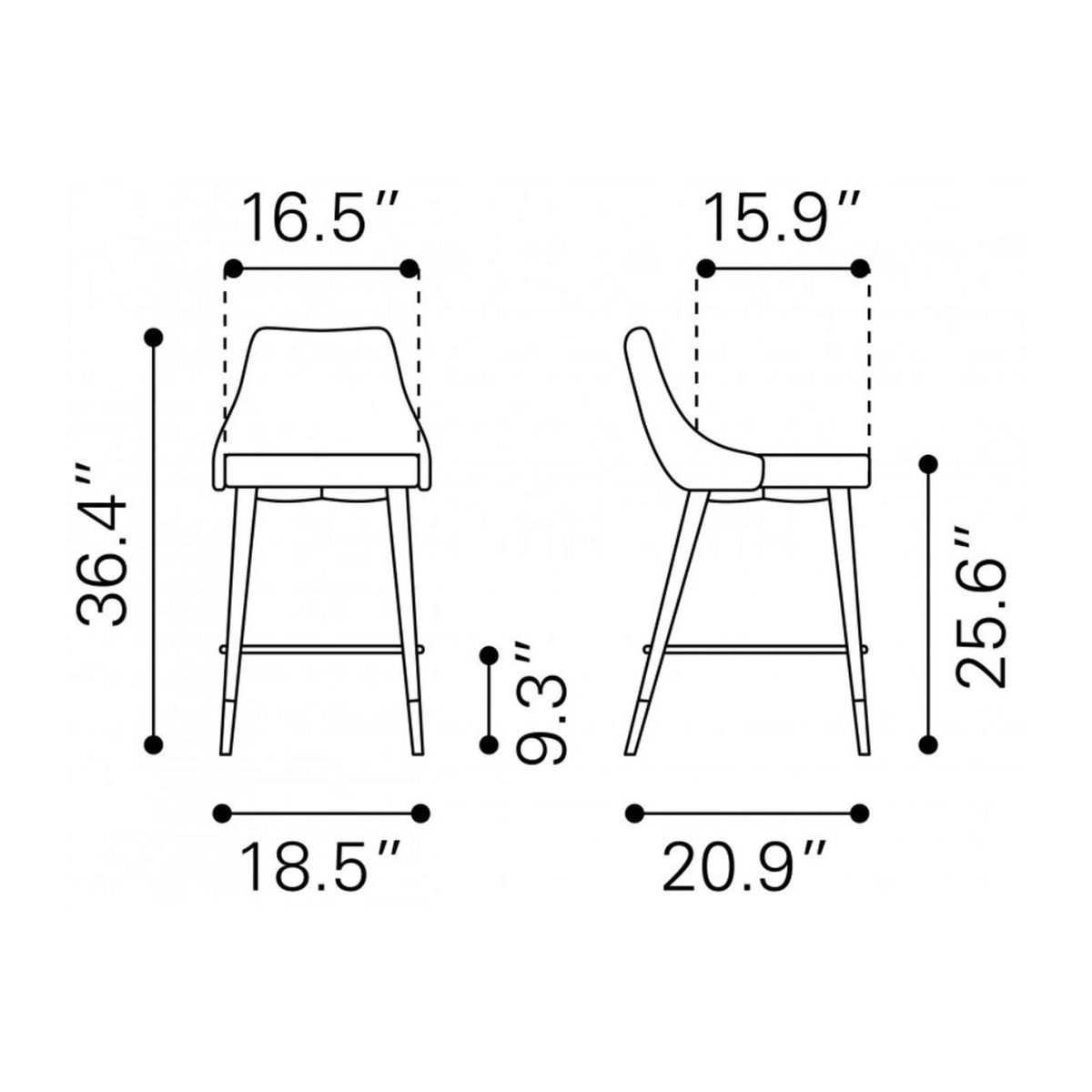 Piccolo Counter Chair O738501