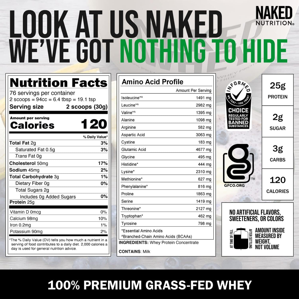 5LB Unflavored Whey and 5LB Unflavored Casein Protein Bundle T65929