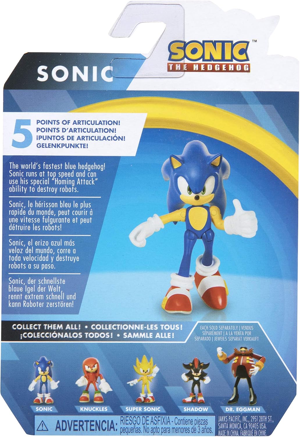 2.5 Inch Sonic Action Figure Q162
