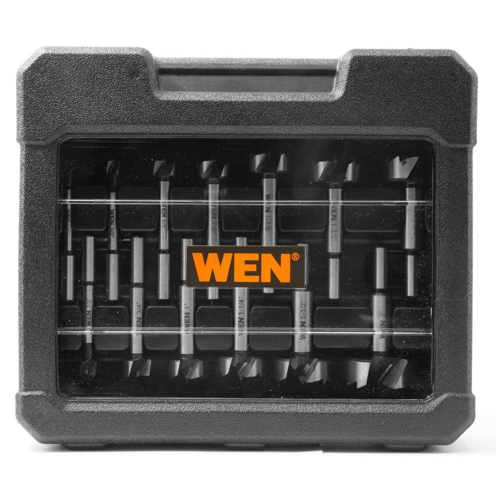 14-Piece Forstner Bit Set with Carrying Case J254377