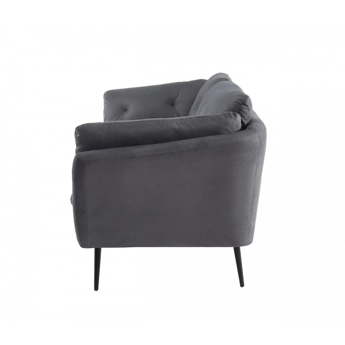 Dark Gray Fabric Upholstered Sofa D31077